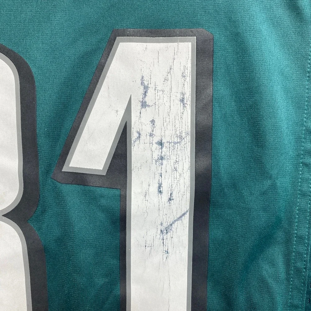 Nike NFL Jersey Mens Medium Green Philadelphia Eagles Jason Avant 81 Football
